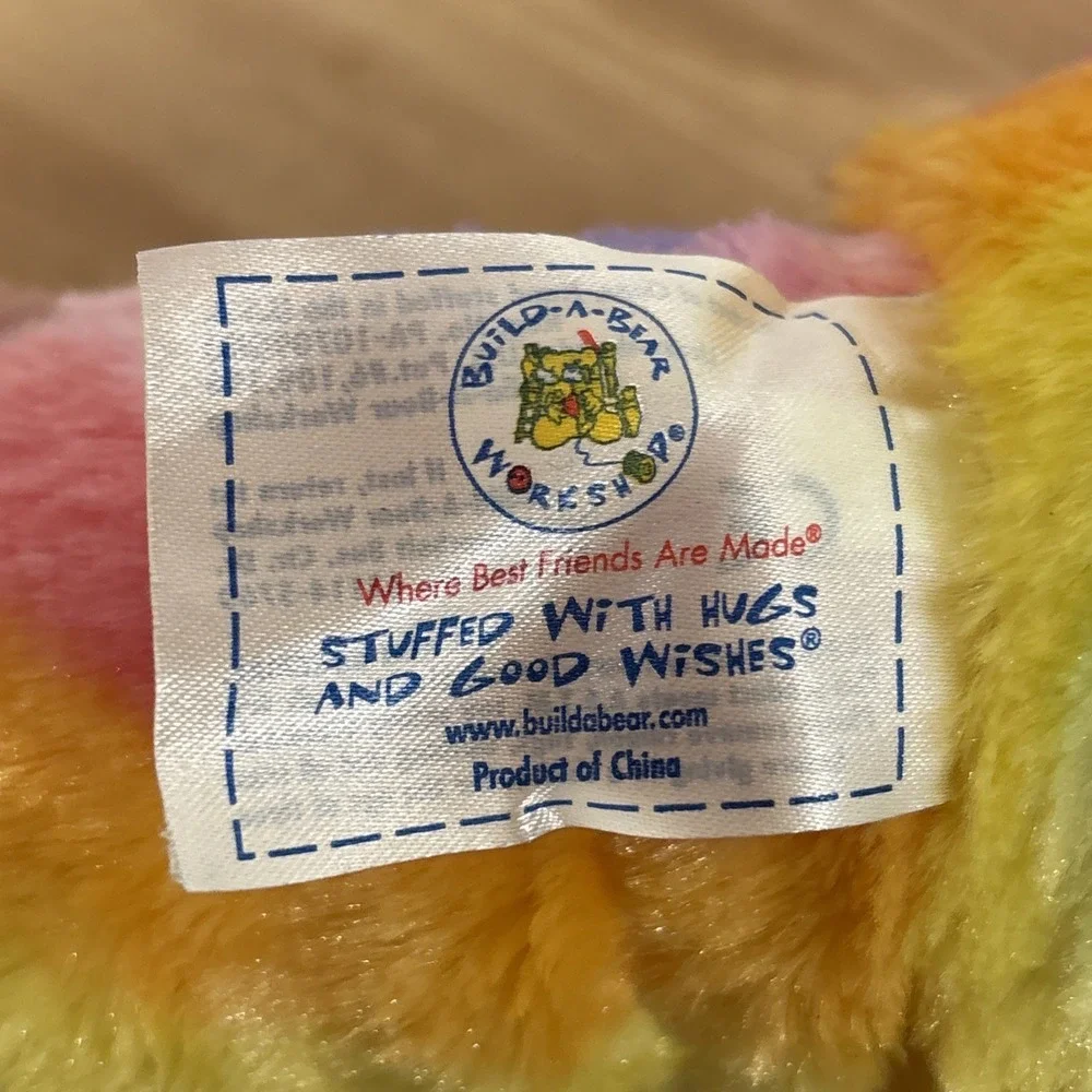 Build-A-Bear 2012 Enchanted Garden Rainbow Hugs Teddy Bear Pastel 16